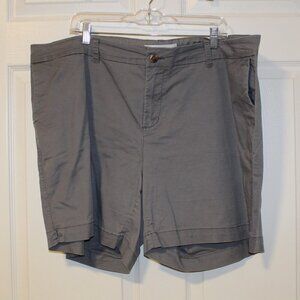 Old Navy Everyday mid-rise gray 5 inch length shorts size 20